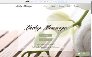Lucky Massage website