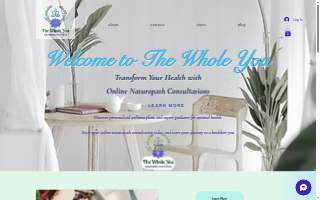 The Whole You website