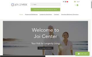 Joi Center for Natural Wellness & Inner Fitness website