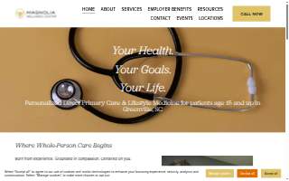 Magnolia Wellness Center website