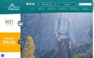 Life Health & Wellness website