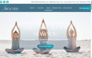 Drenched Wellness website