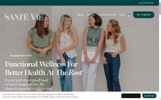 Santé Vie: Functional Wellness website