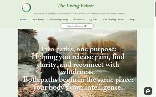 The Living Fabric website