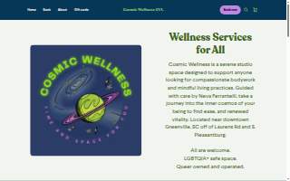 Cosmic Wellness website