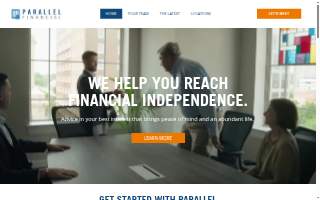 Parallel Financial website