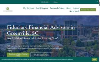 Cornerstone Wealth Advisors of Greenville website