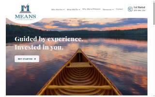 Means Wealth Management South Carolina website