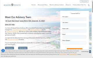 Beacon Pointe Advisors of Greenville website