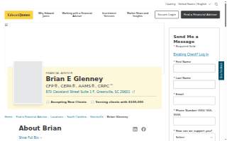 Edward Jones - Financial Advisor: Brian E Glenney, CFP®|CEPA®|AAMS®|CRPC™ website