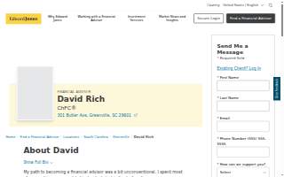 Edward Jones - Financial Advisor: David Rich, ChFC® website