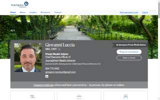 Giovanni Luccia - Private Wealth Advisor, Ameriprise Financial Services, LLC website