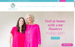 Mosaic Wealth Strategies, LLC website