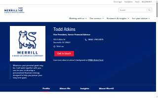 Merrill Lynch Financial Advisor Todd Atkins website