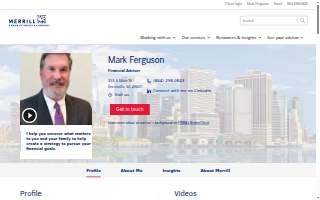 Merrill Lynch Financial Advisor Mark Ferguson website