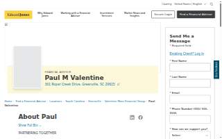 Edward Jones - Financial Advisor: Paul M Valentine website