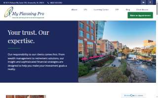 My Planning Pro website
