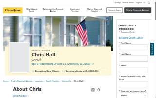 Edward Jones - Financial Advisor: Chris Hall, ChFC® website
