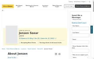 Edward Jones - Financial Advisor: Jensen Seear, CFP® website