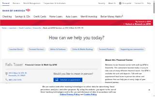 Bank of America Financial Center website