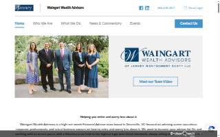 Waingart Wealth Advisors of Janney Montgomery Scott website