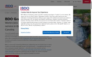 BDO of Greenville website