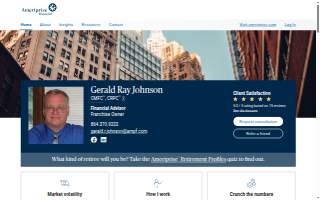 Gerald Ray Johnson - Financial Advisor, Ameriprise Financial Services, LLC website