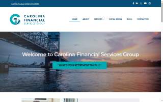 Carolina Financial Services Group website