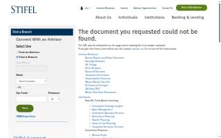 Stifel of Greenville website