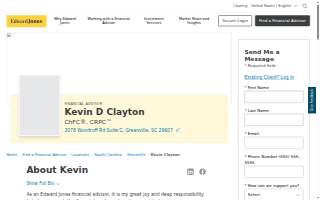 Edward Jones - Financial Advisor: Kevin D Clayton, AAMS®|CRPC™ website