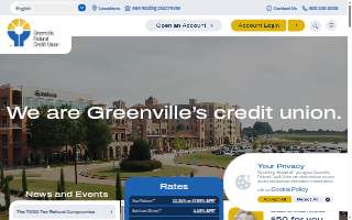 Greenville Federal Credit Union website