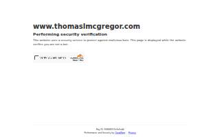 Thomas McGregor website