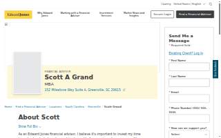 Edward Jones - Financial Advisor: Scott A Grand website