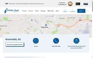 Fidelity Bank - Greenville website
