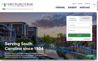 First Palmetto Bank of Columbia website