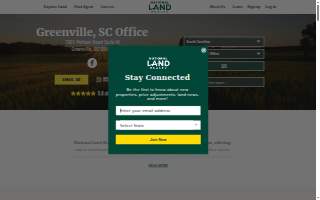 National Land Realty - Greenville website