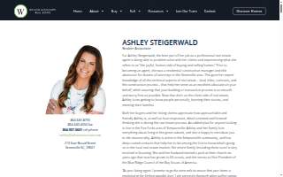 Ashley Steigerwald, Broker Associate website