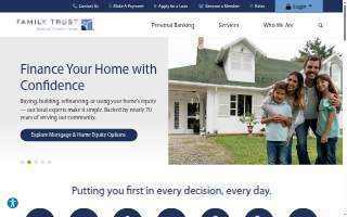 Family Trust Federal Credit Union of Greenville website