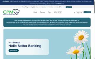 CPM Federal Credit Union - Augusta St website