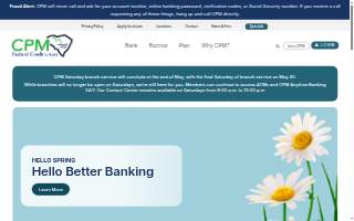 CPM Federal Credit Union - Greenville website