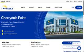 Truliant Federal Credit Union Cherrydale website