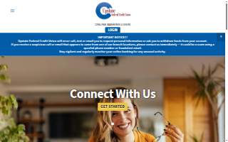 Upstate Federal Credit Union website