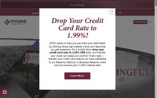 St. Cloud Financial Credit Union website