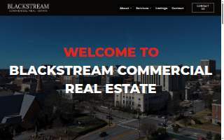 Blackstream Commercial Real Estate website
