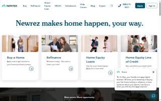 Newrez of Greenville website