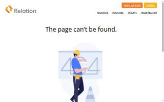 Relation Insurance Services of Greenville website