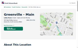 First Citizens Bank of Greenville website