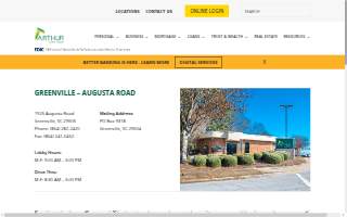 Arthur State Bank of Greenville website