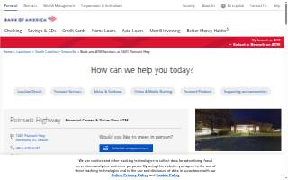 Bank of America ATM (Drive-thru) website