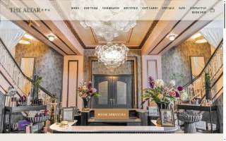 The Altar Spa website
